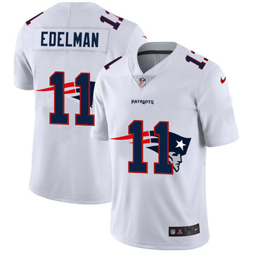 Julian Edelman New England Patriots white jersey