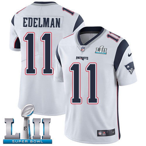 New England Patriots white Game jersey