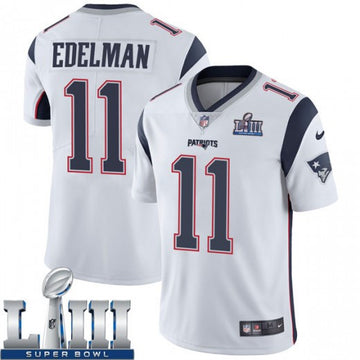 Julian Edelman New England Patriots white Vapor jersey