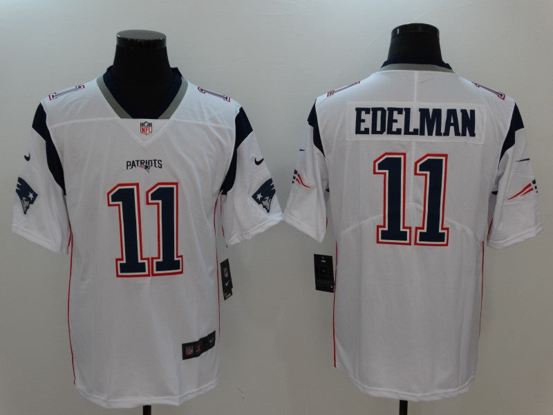 Julian Edelman New England Patriots white Vapor jersey