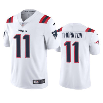 Tyquan Thornton New England Patriots white Vapor jersey