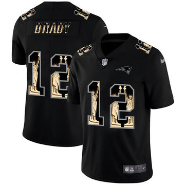 Tom Brady New England Patriots black Limited jersey