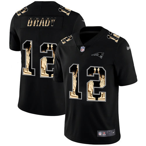 Tom Brady New England Patriots black Limited jersey