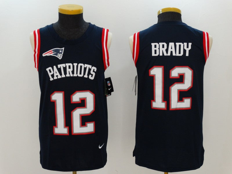 Tom Brady New England Patriots navy Limited jersey