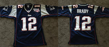 Tom Brady New England Patriots navy Limited jersey