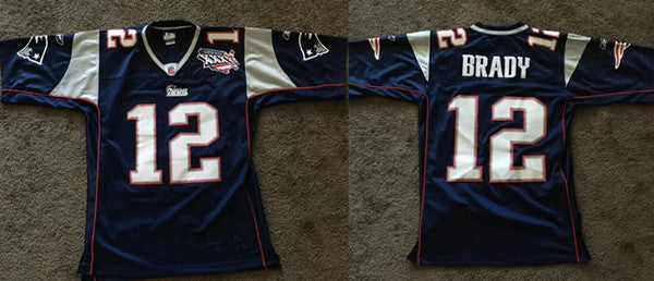 Tom Brady New England Patriots navy Limited jersey