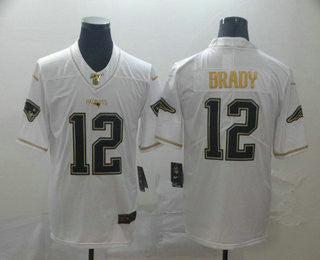 Tom Brady New England Patriots white jersey