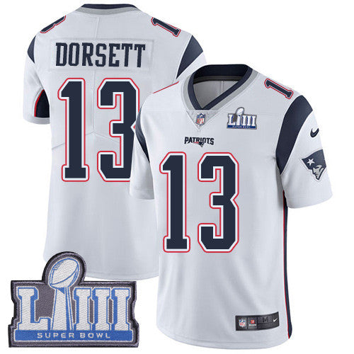 Phillip Dorsett New England Patriots white Vapor jersey