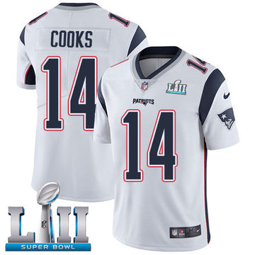 New England Patriots white Game jersey
