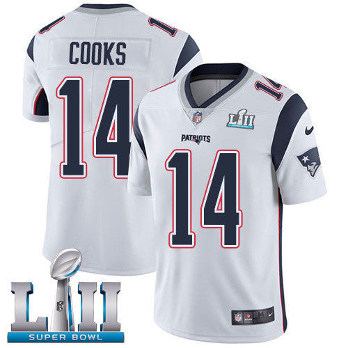 New England Patriots white Game jersey