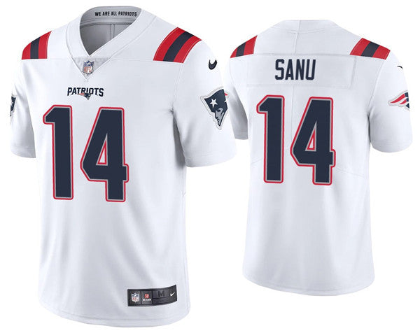 Mohamed Sanu New England Patriots white Vapor jersey