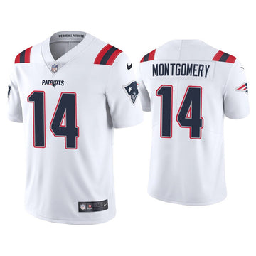 Ty Montgomery New England Patriots white Vapor jersey