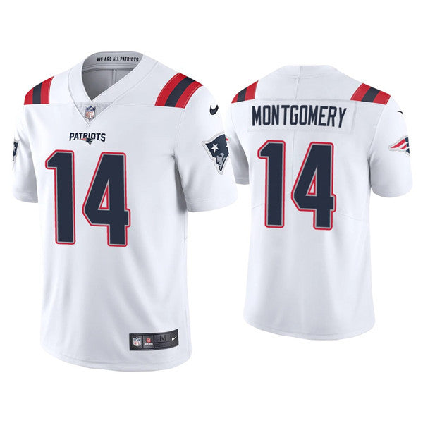 Ty Montgomery New England Patriots white Vapor jersey