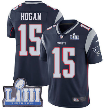 Chris Hogan New England Patriots navy Vapor jersey