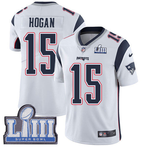 Chris Hogan New England Patriots white Vapor jersey