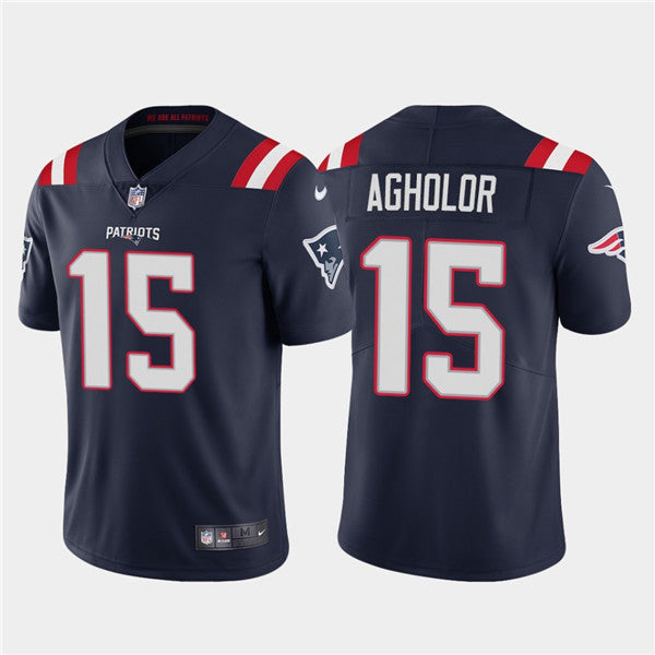 Nelson Agholor New England Patriots navy Vapor jersey