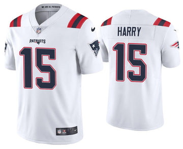N'Keal Harry New England Patriots white Vapor jersey