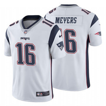 Jakobi Meyers New England Patriots white Vapor jersey