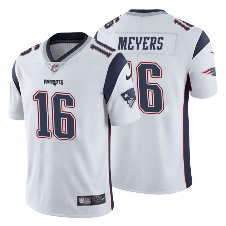 Jakobi Meyers New England Patriots white Vapor jersey