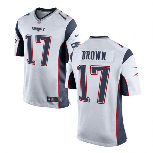 Antonio Brown New England Patriots white Limited jersey