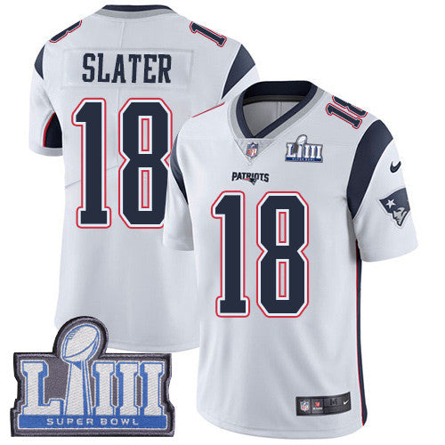 Matt Slater New England Patriots white Vapor jersey