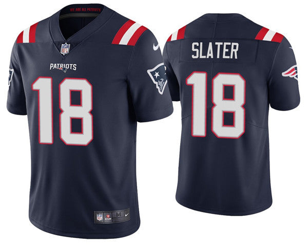 Matthew Slater New England Patriots navy Vapor jersey