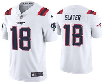 Matthew Slater New England Patriots white Vapor jersey