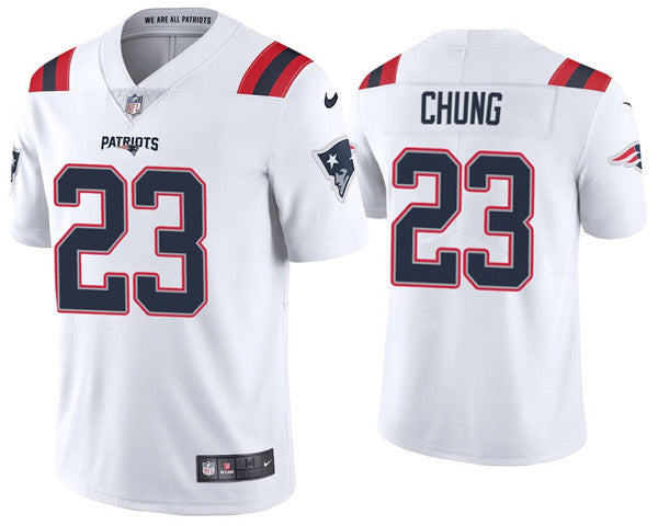 Patrick Chung New England Patriots white Vapor jersey