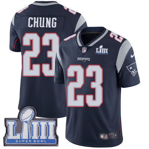 Patrick Chung New England Patriots navy Vapor jersey