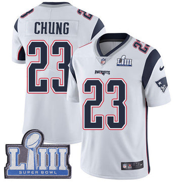 Patrick Chung New England Patriots white Vapor jersey