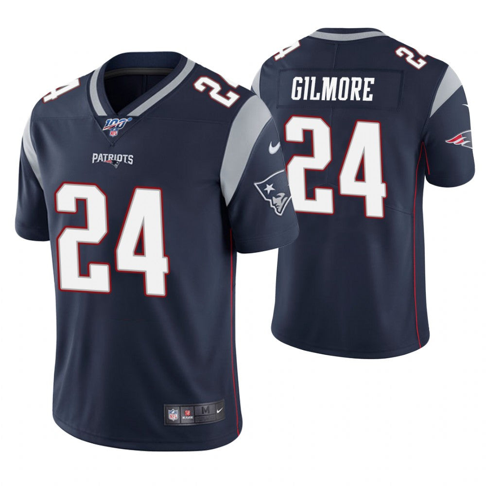 Stephon Gilmore New England Patriots navy Vapor jersey