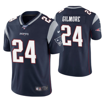 Stephon Gilmore New England Patriots navy Vapor jersey