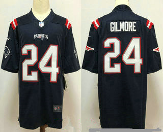 Stephon Gilmore New England Patriots navy Vapor jersey