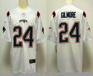 Stephon Gilmore New England Patriots white Vapor jersey