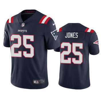 Marcus Jones New England Patriots navy Vapor jersey