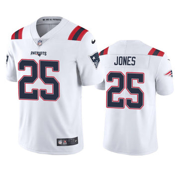 Marcus Jones New England Patriots white Vapor jersey