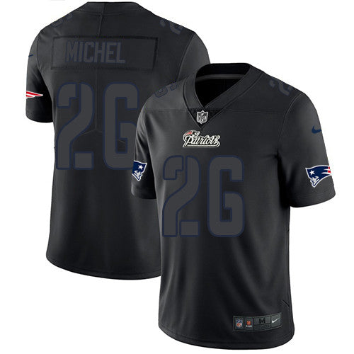 Sony Michel New England Patriots black Limited jersey