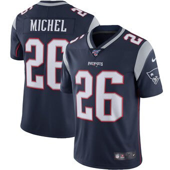 Sony Michel New England Patriots navy Vapor jersey