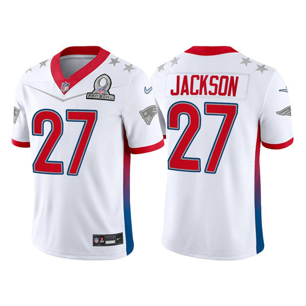 J.C. Jackson New England Patriots white jersey