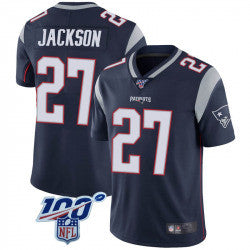 J.C. Jackson New England Patriots navy Vapor jersey