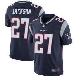J.C. Jackson New England Patriots navy Vapor jersey