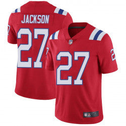 J.C. Jackson New England Patriots red Vapor jersey