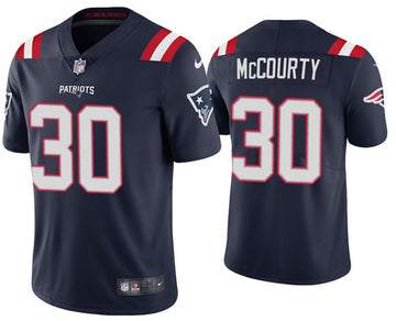 Jason McCourty New England Patriots navy Vapor jersey
