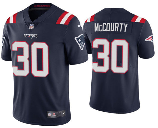 Jason McCourty New England Patriots navy Vapor jersey