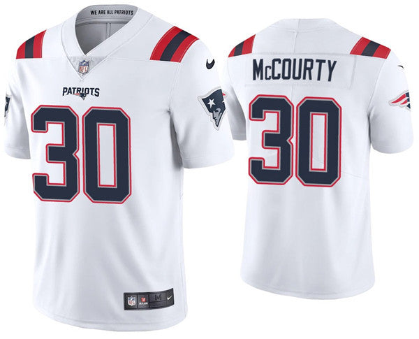 Jason McCourty New England Patriots white Vapor jersey