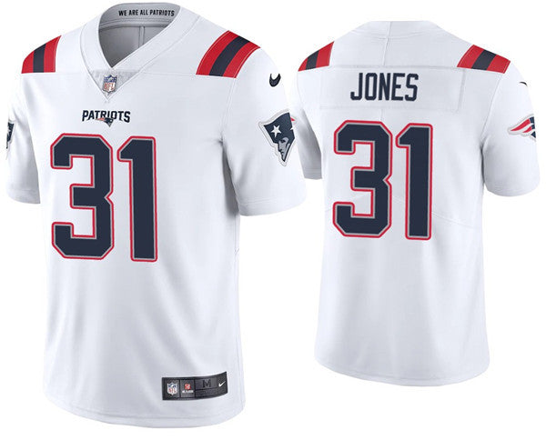 Jonathan Jones New England Patriots white Vapor jersey