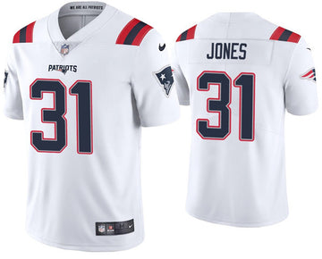 Jonathan Jones New England Patriots white Vapor jersey