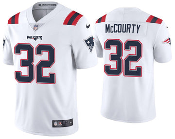 Devin McCourty New England Patriots white Vapor jersey