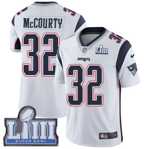 Devin McCourty New England Patriots white Vapor jersey