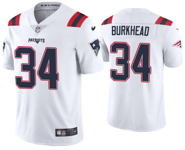 Rex Burkhead New England Patriots white Vapor jersey